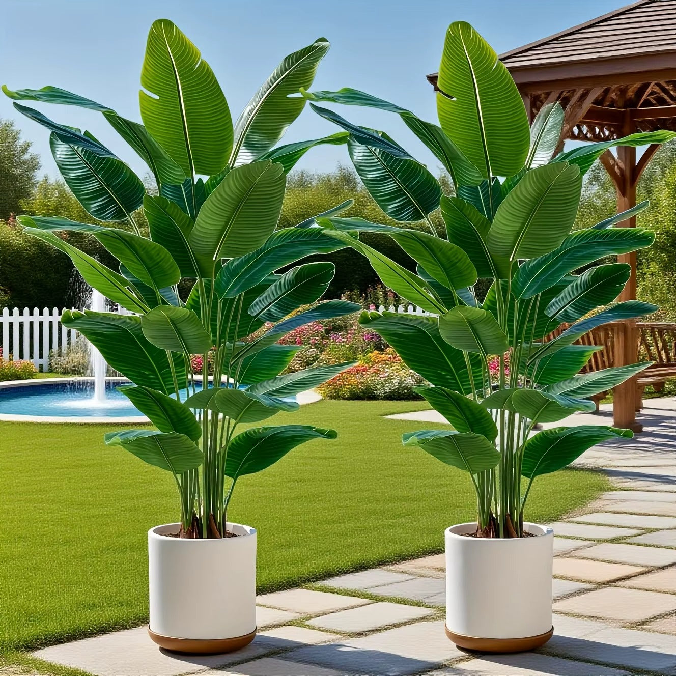 Artificial Banana Trees with 48 Realistic Tropical- 2PC