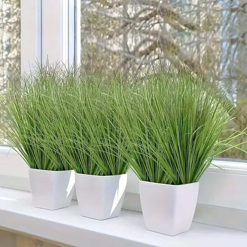 Artificial Onion Grass Fake Greenery for DIY - 12PC