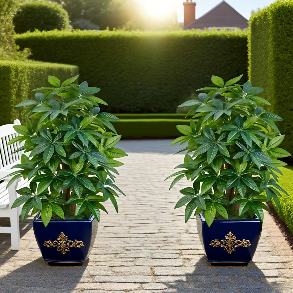 Realistic Large Green Plants Artificial - 1PC