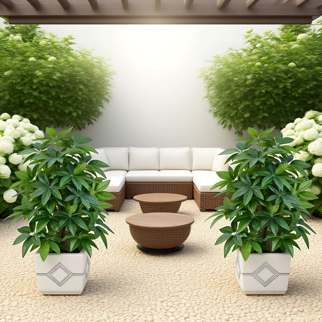 Realistic Large Green Plants Artificial - 1PC