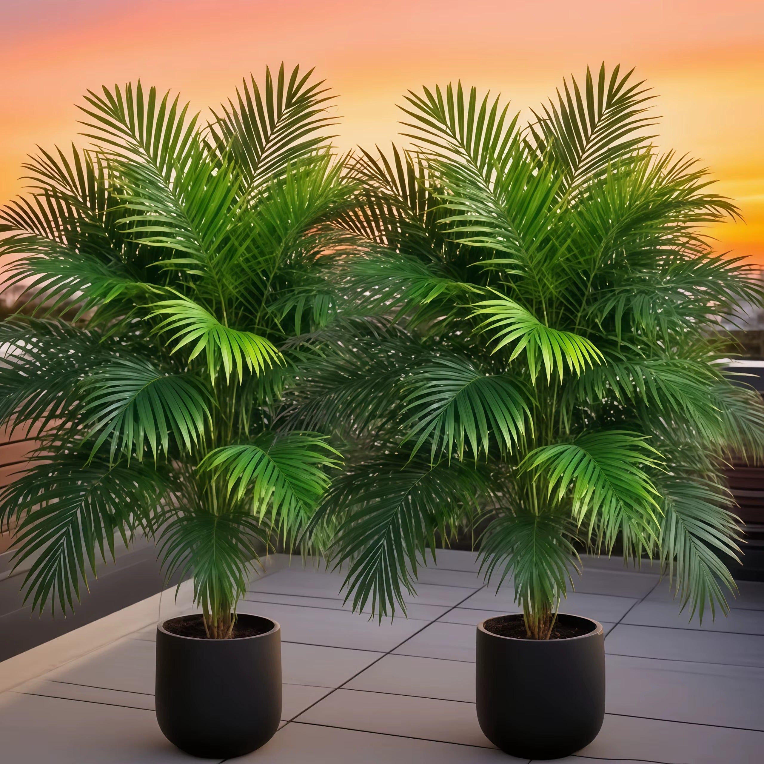 Large Outdoor Artificial Pineapple Palm - 2PC