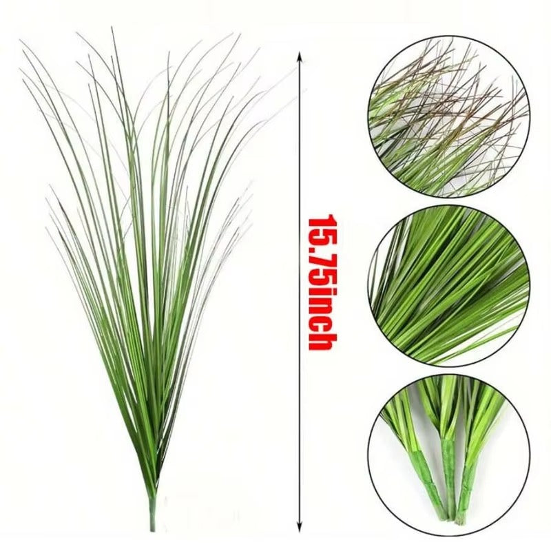 Artificial Onion Grass Fake Greenery for DIY - 12PC