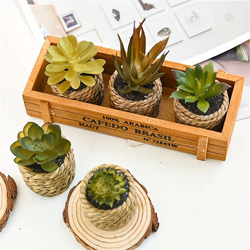 Set of Artificial Potted Plants  - 5PC