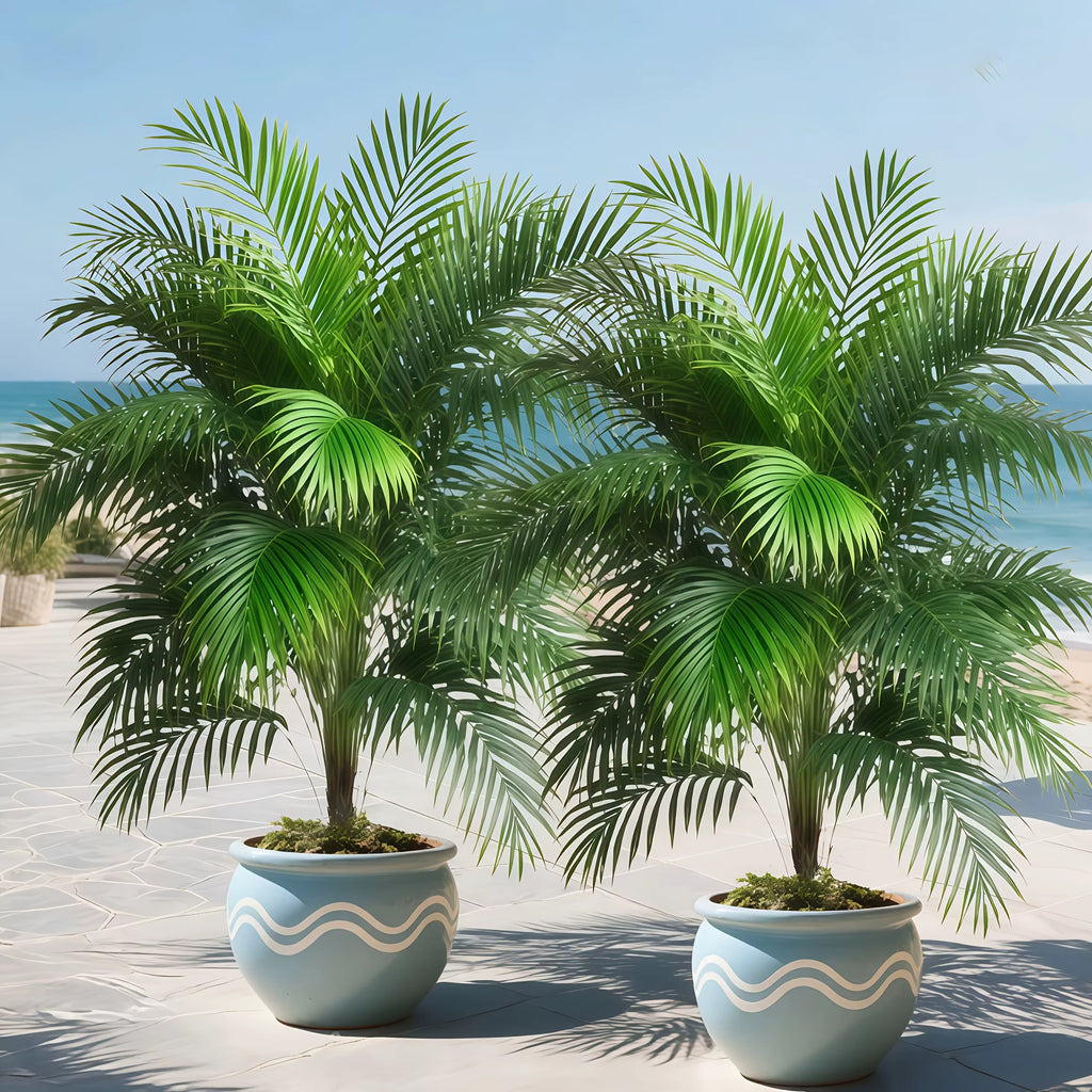 Large Outdoor Artificial Pineapple Palm - 2PC